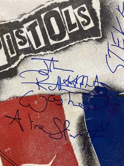 Lot 211 Sex Pistols Signed Poster