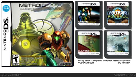 Metroid: Dread Nintendo DS Box Art Cover by IceFox