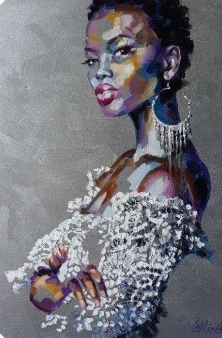 Pin On Pintura African Art Paintings African American Art Female Art