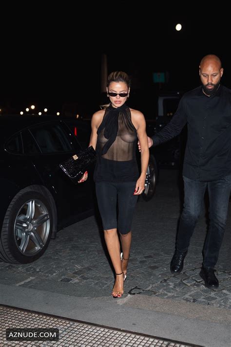 Brooks Nader Sexy Seen Flashing Her Hot Tits In Paris AZNude