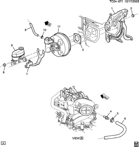 2002 Cadillac Escalade Brake Booster