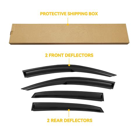 Cmvt Auto Window Visors For Honda Civic Hatchback