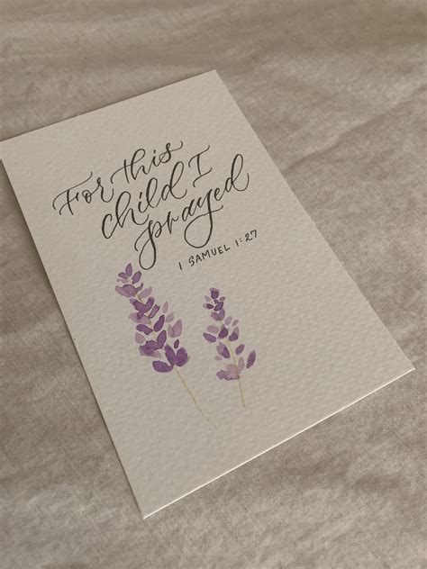 Custom Calligraphy Bible Verse Quote Lyrics And Custom Watercolor