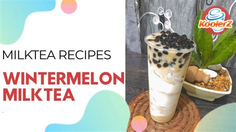 Winter Melon Milk Tea Recipe Youtube