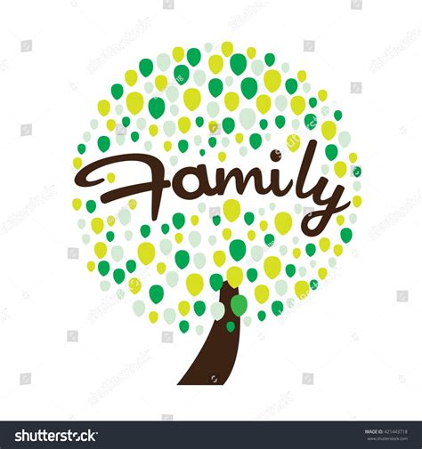 Family Tree Vector Stock Vector (Royalty Free) 421443718 | Shutterstock