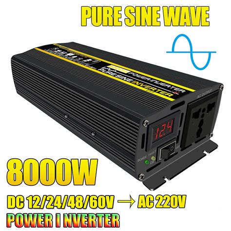 Inversor De Potencia De Onda Sinusoidal Pura Cc V A Ca V