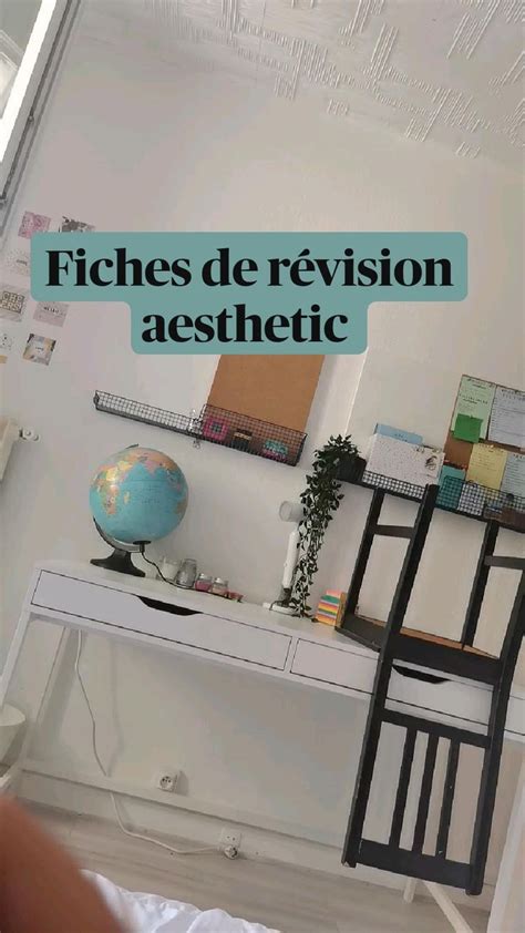 Fiches de révision aesthetic Organisation de l école Astuces pour