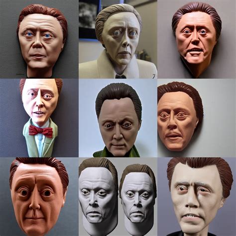 Christopher Walken Made From Clay Stable Diffusion OpenArt