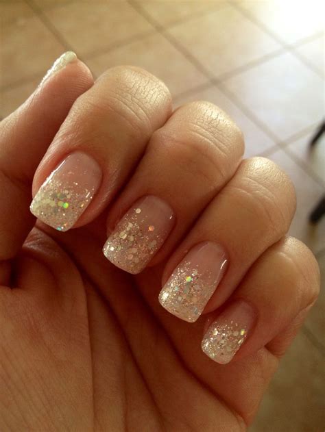 27 Gel Nails With Sparkle Tips Ideas Hairstylesguide