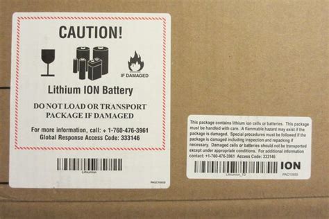 Printable Usps Lithium Battery Label Printable Templates