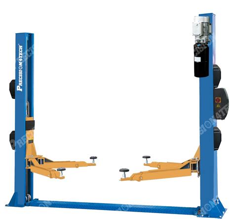 Dual Chain Over Cylinders Two Post Car Lift Hoist With Electric Lock