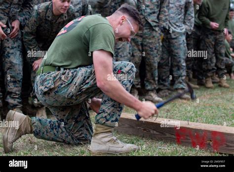 U S Marine Corps Cpl Mitchell Flurry A Combat Engineer With D