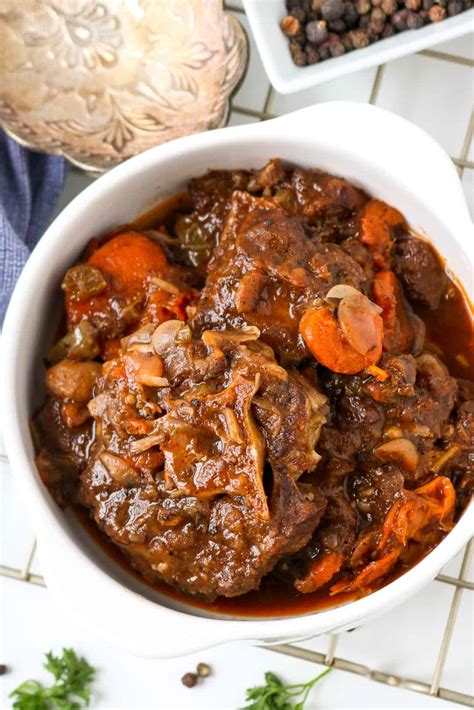 Tender Instant Pot Oxtail Recipe Savory Thoughts Food 24h