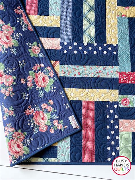 Busy Hands Quilts Skyline Divide Quilt Pattern A Throw In Notting Hill
