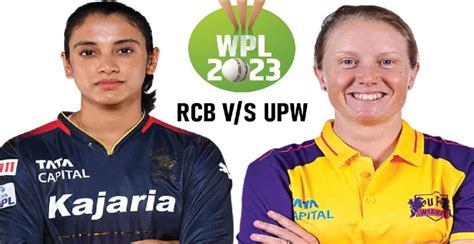 Wpl Upw Vs Rcb यूपी वारियर्स के सामने रॉयल चैलेंजर्स बैंगलोर की