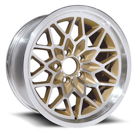 Us Wheel Series 350 15x8 Goldmachined Snowflake 5x475 Bolt Pattern 45 Bs 0 Offset