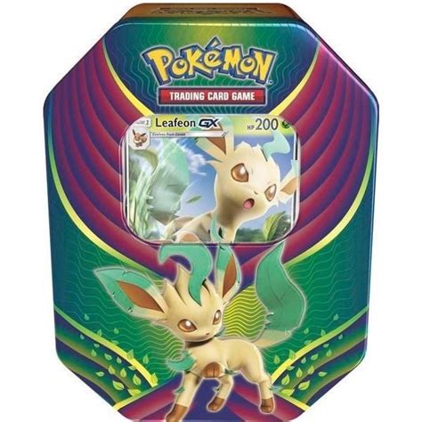 B I Pokemon Leafeon Gx Evolution Celebration Tin Nshop Game Store