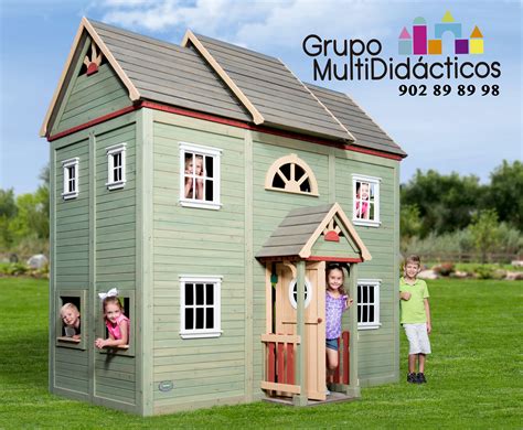 Casas De Madera Para Niños Parque De Bolas