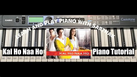 Kal Ho Naa Ho ~ Piano Tutorial ~ Movie Song ~ Learn In 1 Minute ~ Youtube