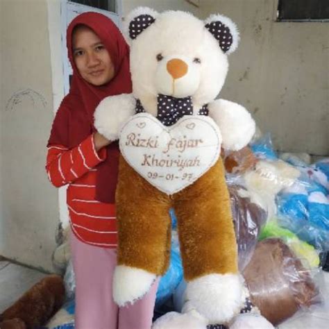 Jual Teddy Bear Jojon Promo Ukir Nama Atau Foto Shopee Indonesia