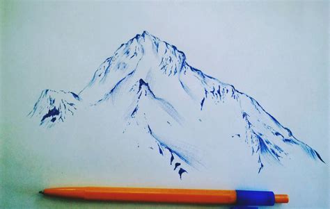 Snowy Mountain Drawings