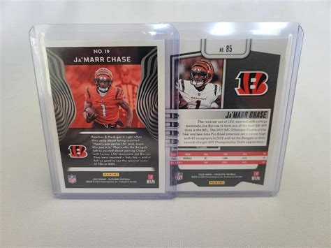 2022 Panini Illusions JA MARR CHASE Base 19 2023 Absolute JAMARR