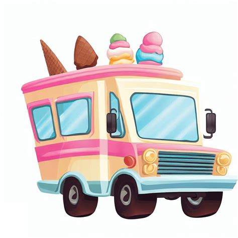 Ice Cream Truck Clipart Png Images ClipartLib