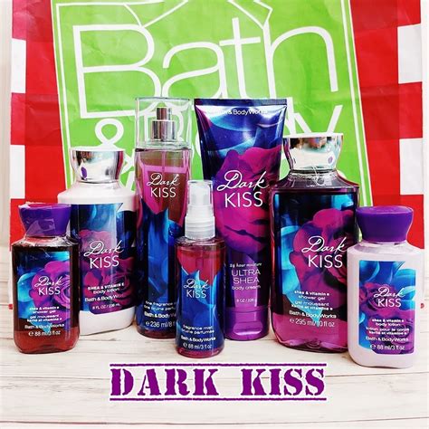 Bath And Body Works Dark Kiss Body Cream Shower Gel And Fine Fragrance