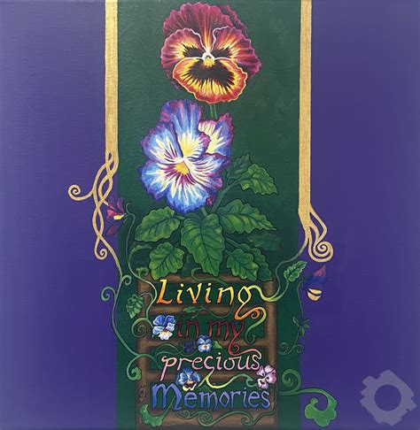 Living in my Precious Memories • dot-art