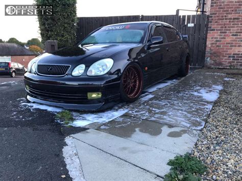 2000 Lexus GS300 Wheel Offset Tucked Coilovers 366101 Custom Offsets