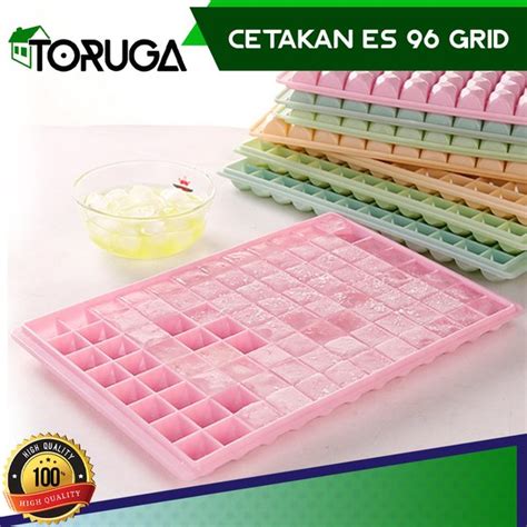 Jual Cetakan Es Batu Kubus Kotak Diamond Tempat Ice Cube Tray Grid