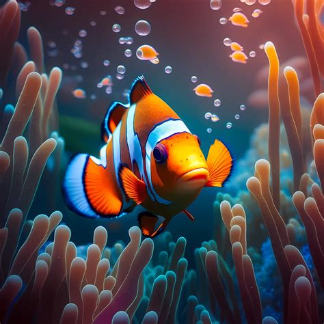 Nemo Clownfish Digital Image - Etsy