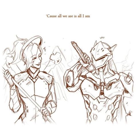 Mercy And Genji Part Overwatch Overwatch Comic Overwatch Genji