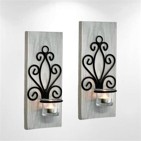 Wall Sconces Farmhouse Wall Decor Set of Two Wall Sconce - Etsy