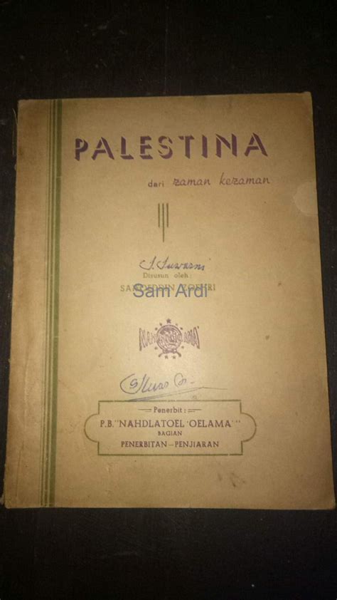 Sam Ardi On Twitter Akhirnya Hari Ini Dapat Juga Buku Palestina Dari