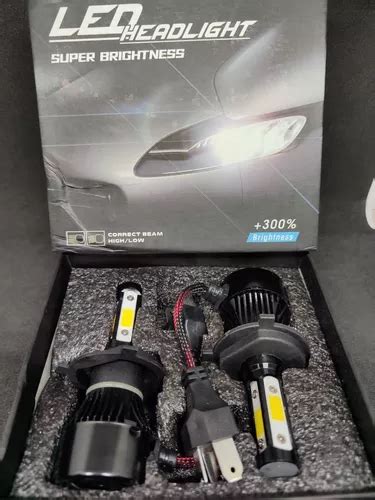 Bombillos Faros Luces Led H4 Caras 10 000 Lumenes Garantía MercadoLibre