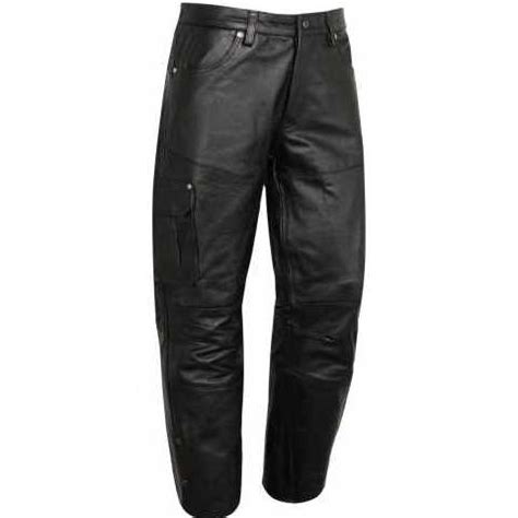 Biker Lederhose Fuente Deluxe Rind Nappaleder Schwarz