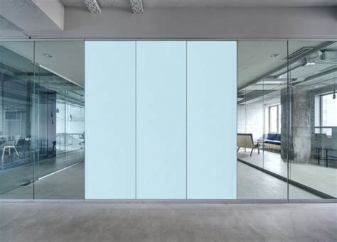 Office Glass Partitions With Electric Tint Privacy Glass Smart Glass Glass Partition