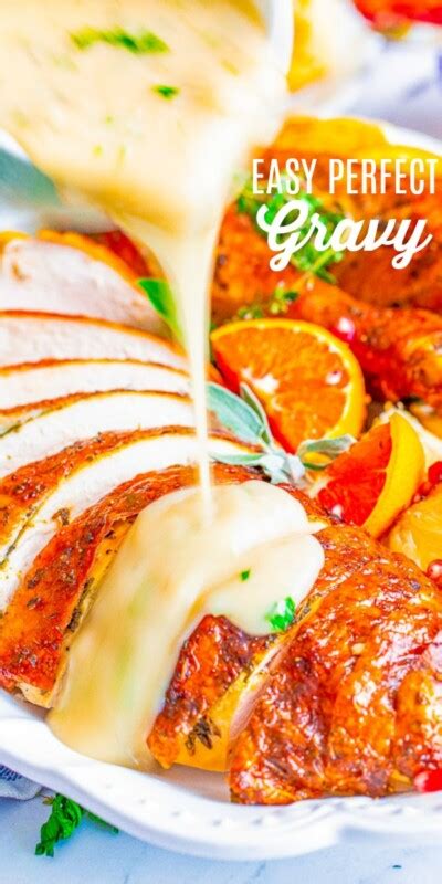 Easy Homemade Gravy Recipe Drippings Or Broth Averie Cooks