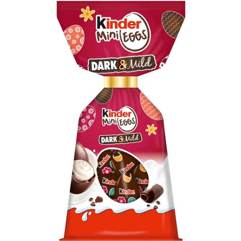 Ferrero Kinder Schokolade Mini Eggs Dark And Mild Ostern 85g 2 99 Oz