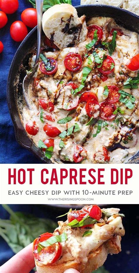 Cheesy Caprese Dip Recipe The Gunny Sack Artofit