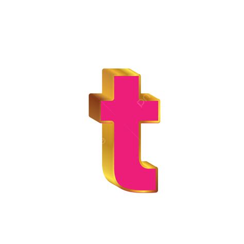 T Clipart Png Images 3d Alphabet Small T Alphabet 3d Alphabet