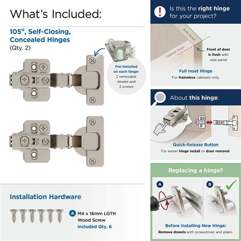 Amerock Hinges - European Hinges Collection - 105- Degree Full Inset