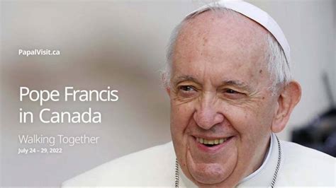 Ya se conoce el logo y el lema del viaje del Papa a Canadá Es un