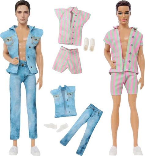 Poppenkleertjes Geschikt Voor Ken Van Barbie Set Van 2 Outfits