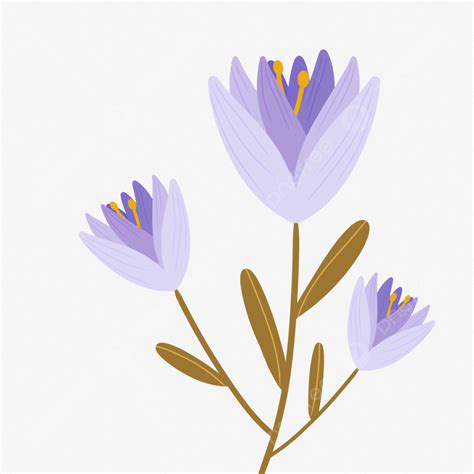 Hermosas Flores Moradas PNG dibujos Flores Moradas Imágenes