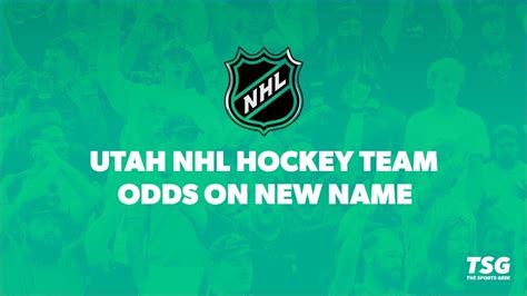 Nhl Utah Hockey Team Name Odds Predictions Picks