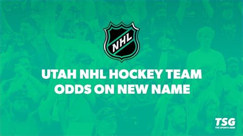 Nhl Utah Hockey Team Name Odds Predictions Picks