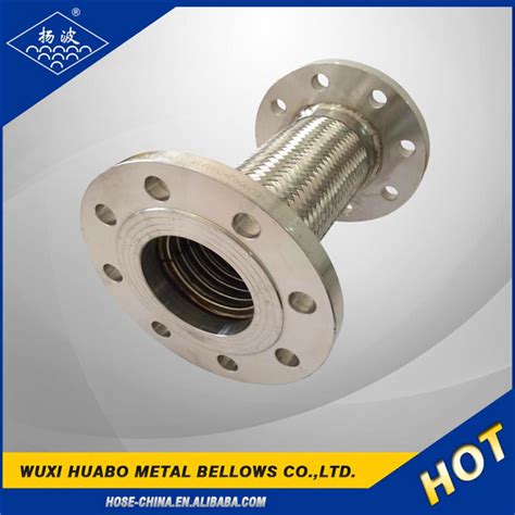 Flange Joint Stainless Steel Braided Flexible Metal Hose China Flange