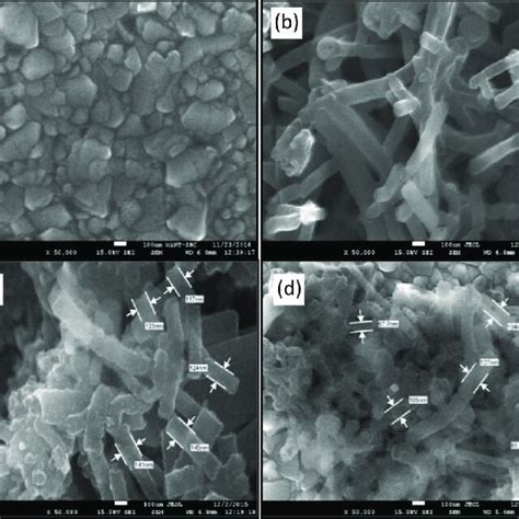 FESEM Characterization Of The Modified Electrode Surfaces A Bare